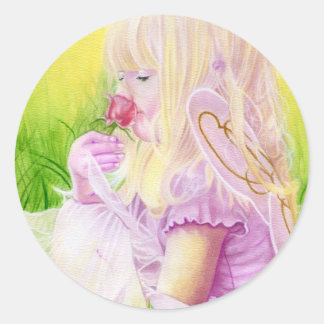 Little Spring Fairy Rose Sticker