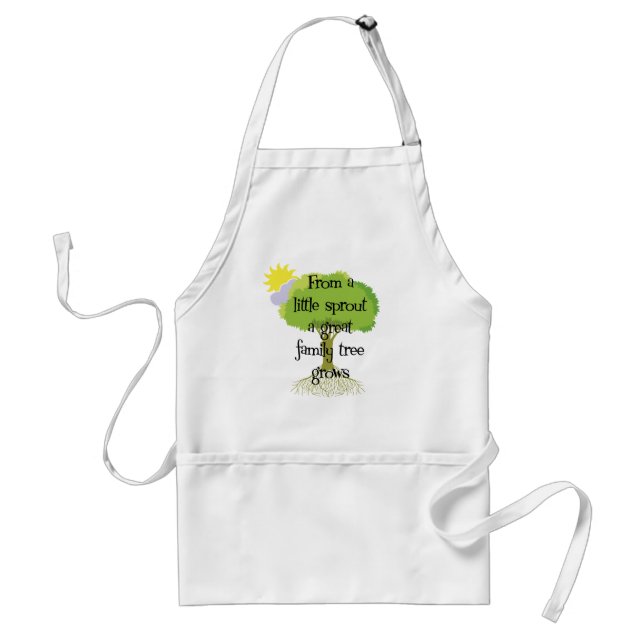 Little Sprout Adult Apron (Front)