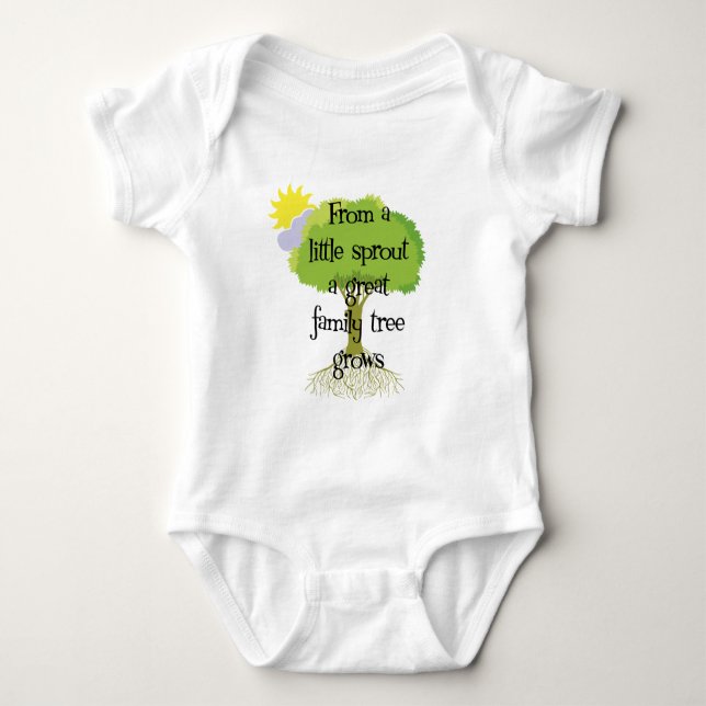Little Sprout Baby Bodysuit (Front)