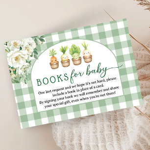 Little Sprout Baby Shower Books For Baby  Enclosure Card