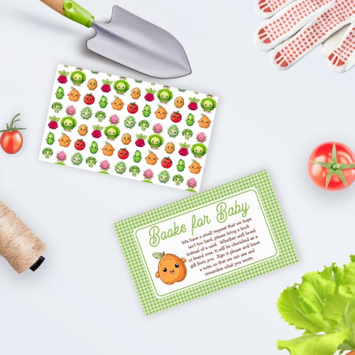 Little Sprout Baby Shower Books for Baby Enclosure Card