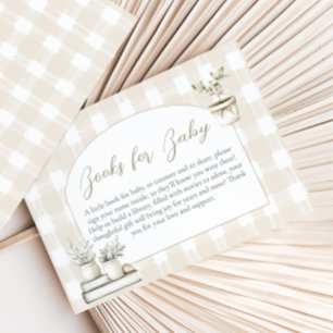 Little Sprout Baby Shower Enclosure Card