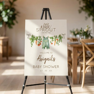 Little Sprout Baby Shower Party Foam Board