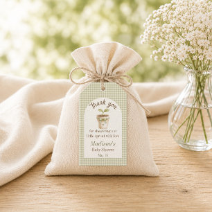 Little Sprout Baby Shower Thank You Gift Tags