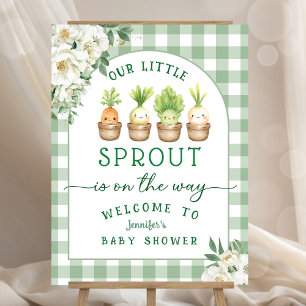 Little Sprout Baby Shower Welcome Foam Board