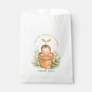 Little Sprout Favor Bags | Garden Baby Shower