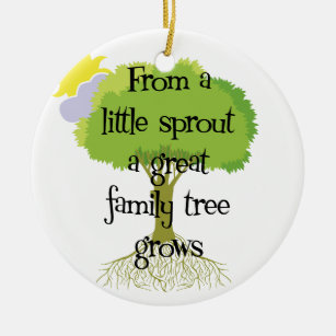 Little Sprout Genealogy Ornament