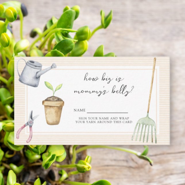 Little Sprout - How big is mommy's belly Enclosure Card (Creator Uploaded)