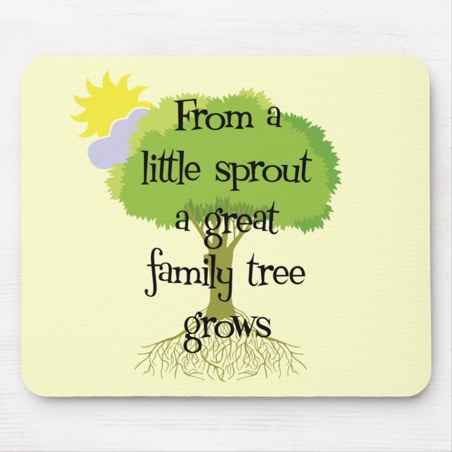 Little Sprout Mouse Pad (Front)