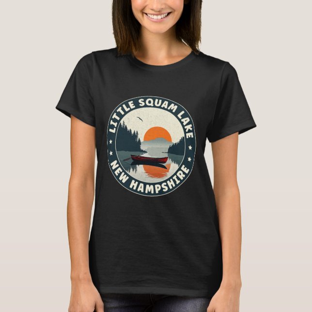 Little Squam Lake New Hampshire Sunset T Shirt  (Front)
