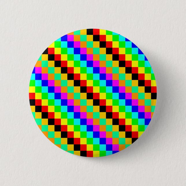 Little squares of colors button (Front)