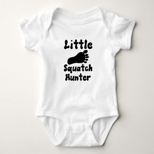 Little Squatch Hunter Baby Bodysuit