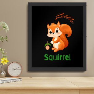 Little squirrel framed art
