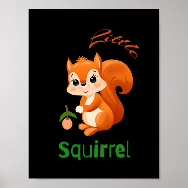 Little squirrel  poster (Front)