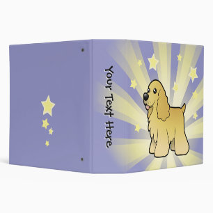 Little Star American Cocker Spaniel Binder