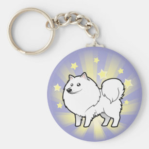 Japanese Spitz Keychains No Minimum Quantity Zazzle