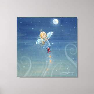 Little Star Angel Canvas Print