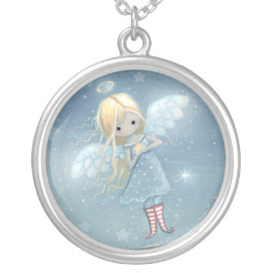 Little Star Angel Sterling Silver Necklace