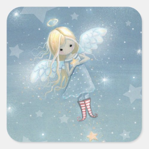 Little Star Angel Stickers Great for Gift Tags