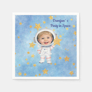 Little Star Astronaut Party Napkin