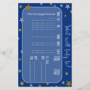 Little Star Baby Predictor Baby Shower Game