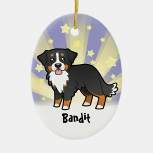 Little Star Bernese Mountain Dog Ceramic Ornament