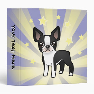 Little Star Boston Terrier Binder