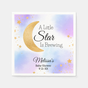 Little Star Brewing Dreamy Baby Shower Napkins