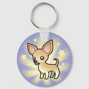 Little Star Chihuahua (smooth coat) Keychain