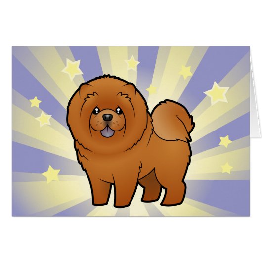Little Star Chow Chow Cards (Front Horizontal)