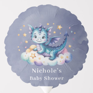 Little Star Dragon Boy Baby Shower Balloon