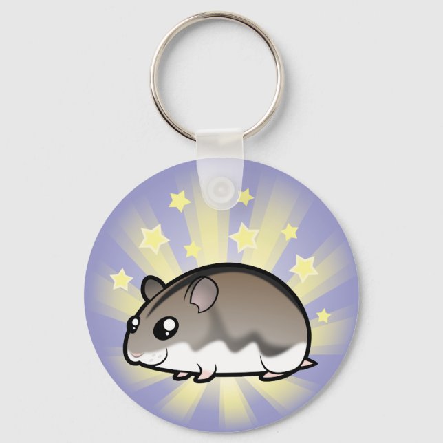 Little Star Dwarf Hamster Keychain (Front)