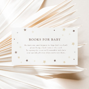 Little Star Gender Neutral Books for Baby Enclosure Card