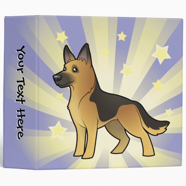 Little Star German Shepherd Binder (Front/Spine)