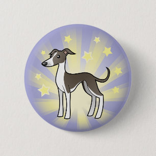 Little Star Greyhound/Whippet/Italian Greyhound Button