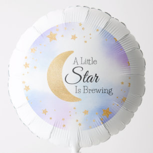 Little Star is Brewing Baby Shower Balloon