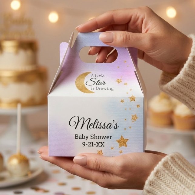 Little Star Is Brewing Celestial  Favor Boxes (Little Star Is Brewing Celestial Favor Boxes)