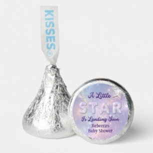 Little Star Is Landing Soon Celestial Baby Shower Hershey®'s Kisses®