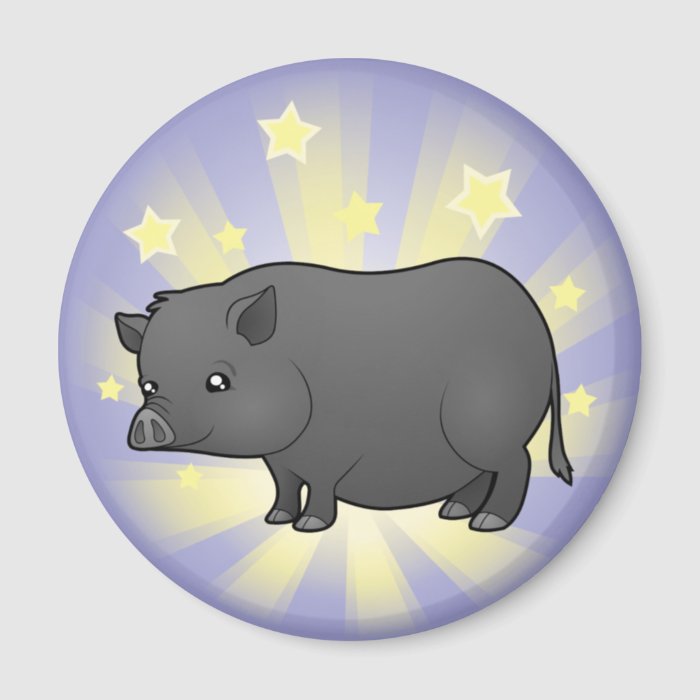 Little Star Miniature Pig Fridge Magnets