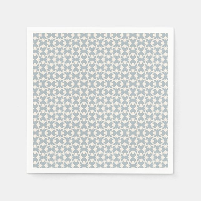 Little Star Pattern Baby Shower Napkin (Front)
