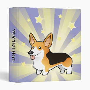 Little Star Pembroke Welsh Corgi Binder