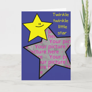 Little Star Photo Card