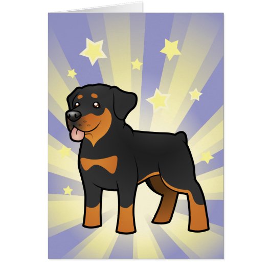 Little Star Rottweiler Cards (Front)