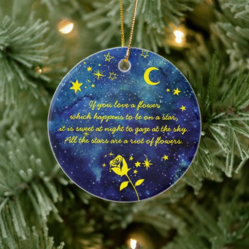 Little Stars and personalized name ornament