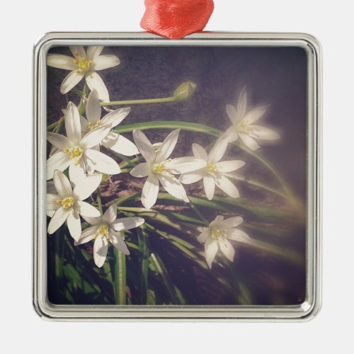 Little Stars #flowers #gardening Metal Ornament