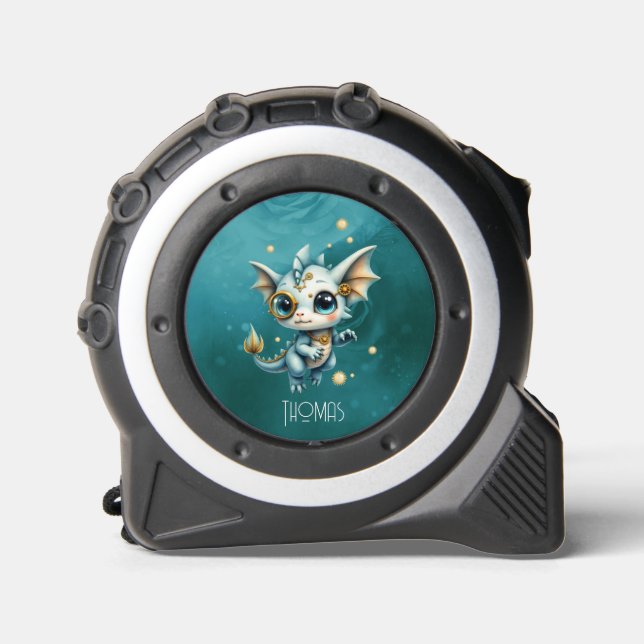 Little Steam Dragon – Professional Chaos Engineer. Tape Measure (Front)