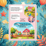 Little Steps Daycare Company Logo Modern Custom Flyer<br><div class="desc">Parents make emotionally driven decisions when selecting a daycare, and branding plays a critical role in building that first layer of trust. The Little Steps Daycare Company flyer is crafted to immediately signal care, safety, and professionalism. Its modern yet gentle style reassures parents that your daycare is organized, well-run, and...</div>