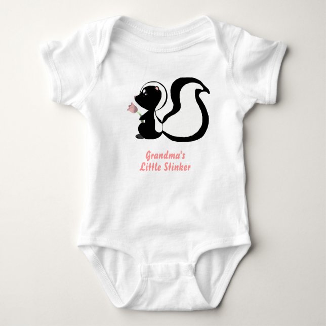 "Little Stinker" Baby Baby Bodysuit (Front)