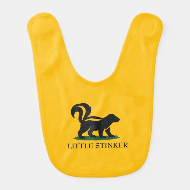 Little Stinker Baby Bib (Front)