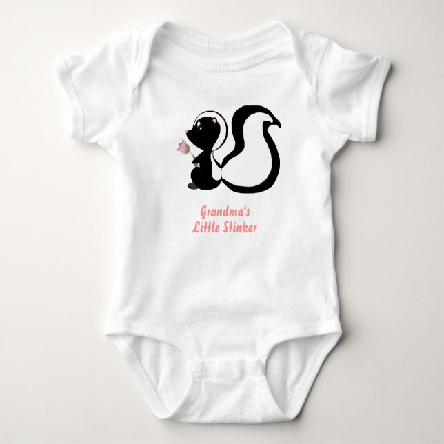 "Little Stinker" Baby Bodysuit (Front)